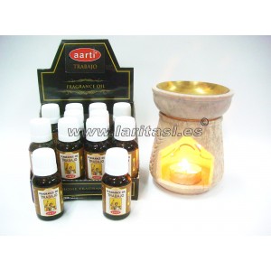 Aceite perfumado Aarti Trabajo 15ml (pack 12)